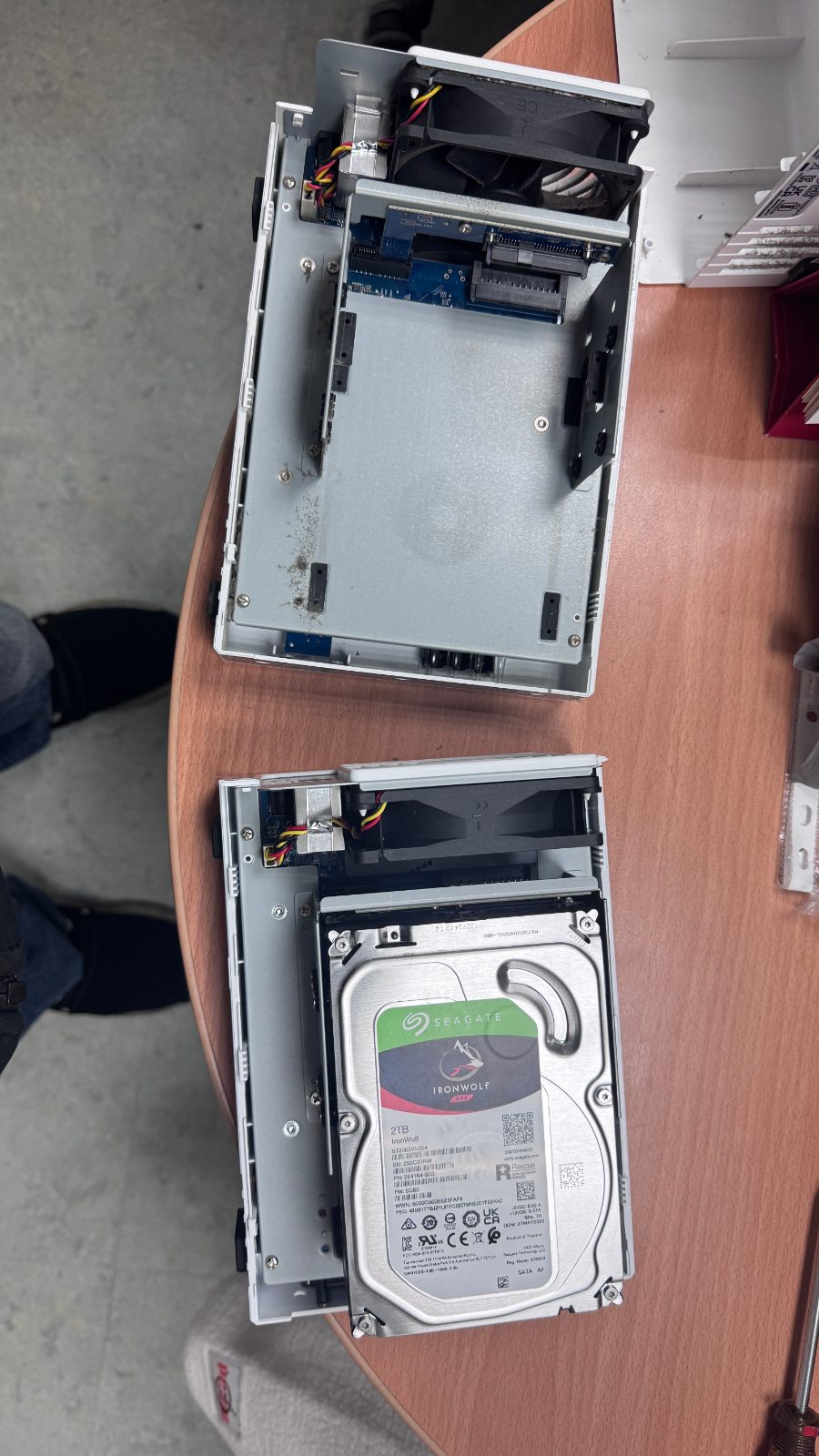 新北市NAS拆機更換Seagate IronWolf硬碟