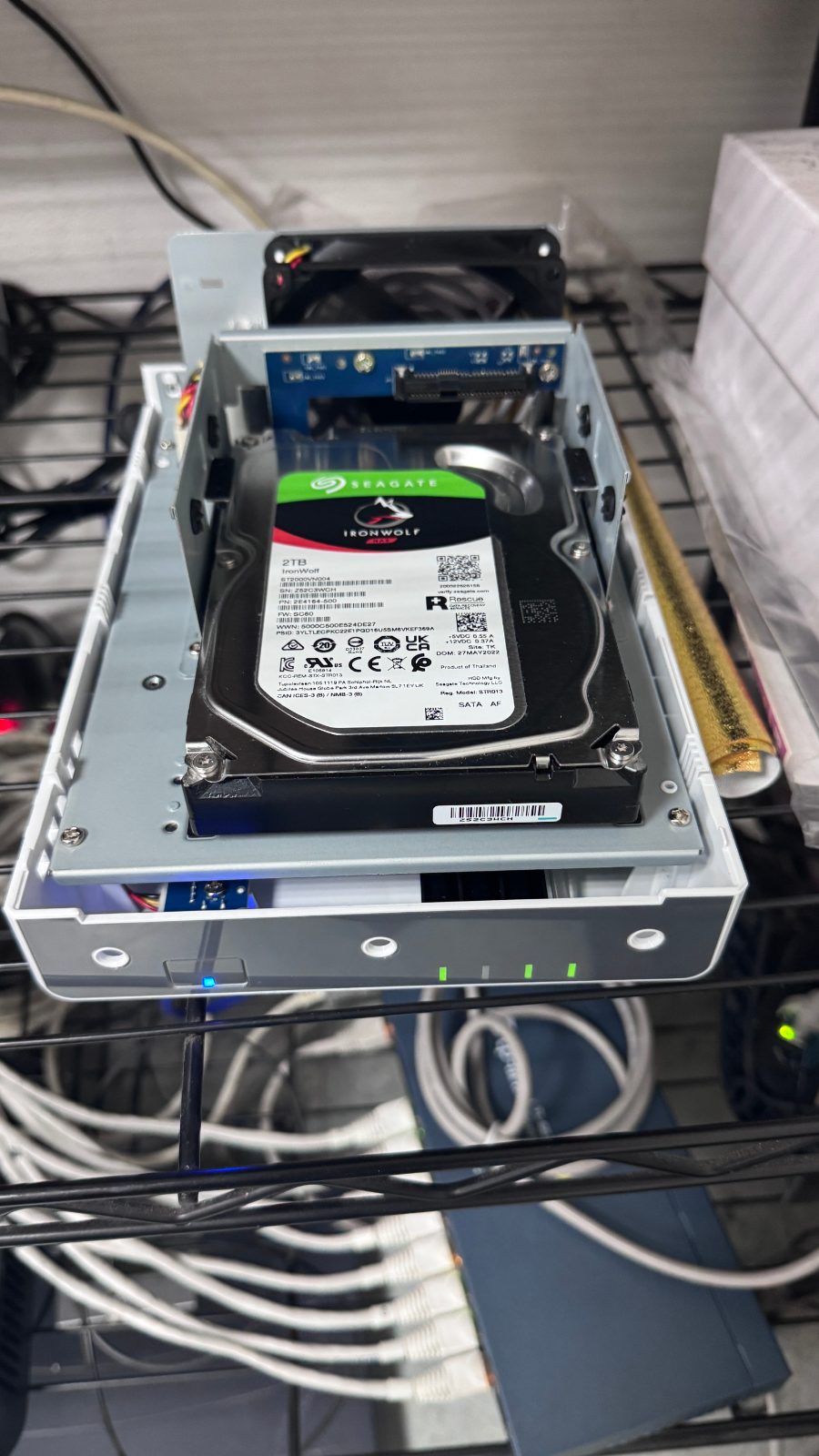 三重到府維修更換NAS 4TB硬碟實拍