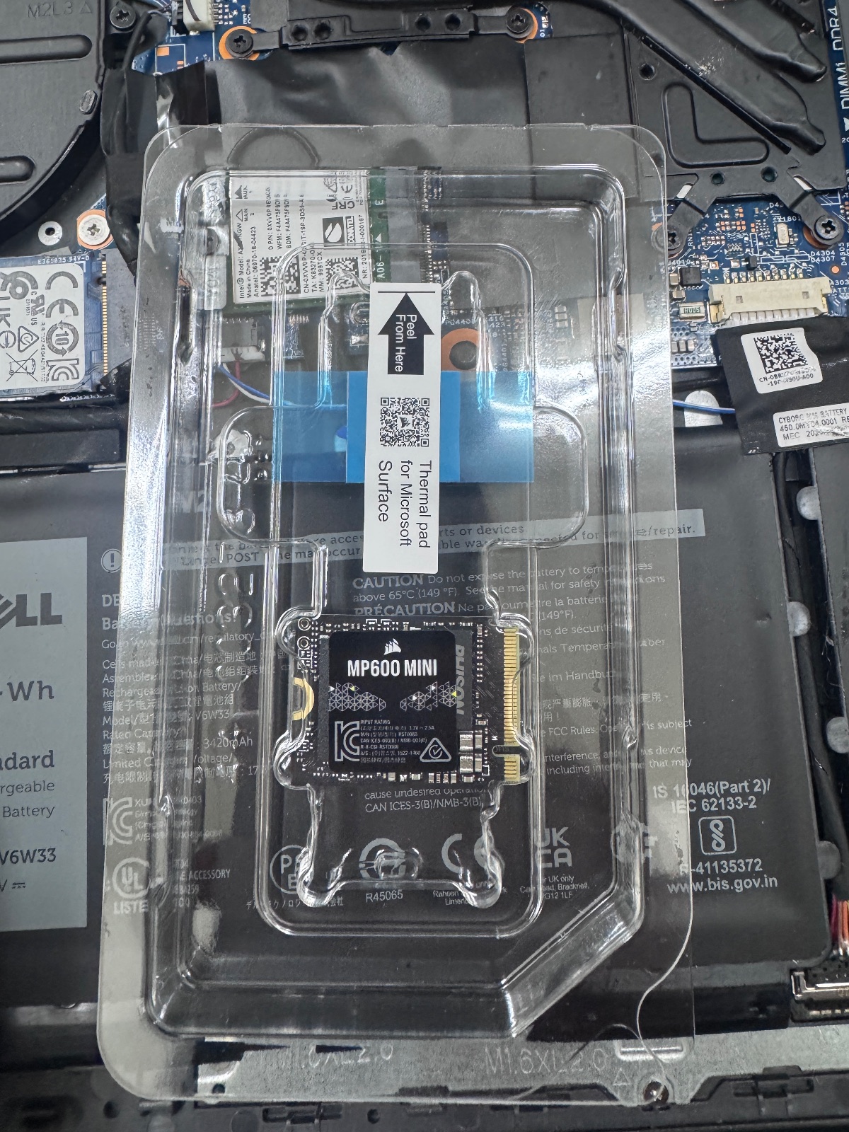 Corsair MP600 MINI 1TB 2230 SSD 開盒 新北市筆電維修
