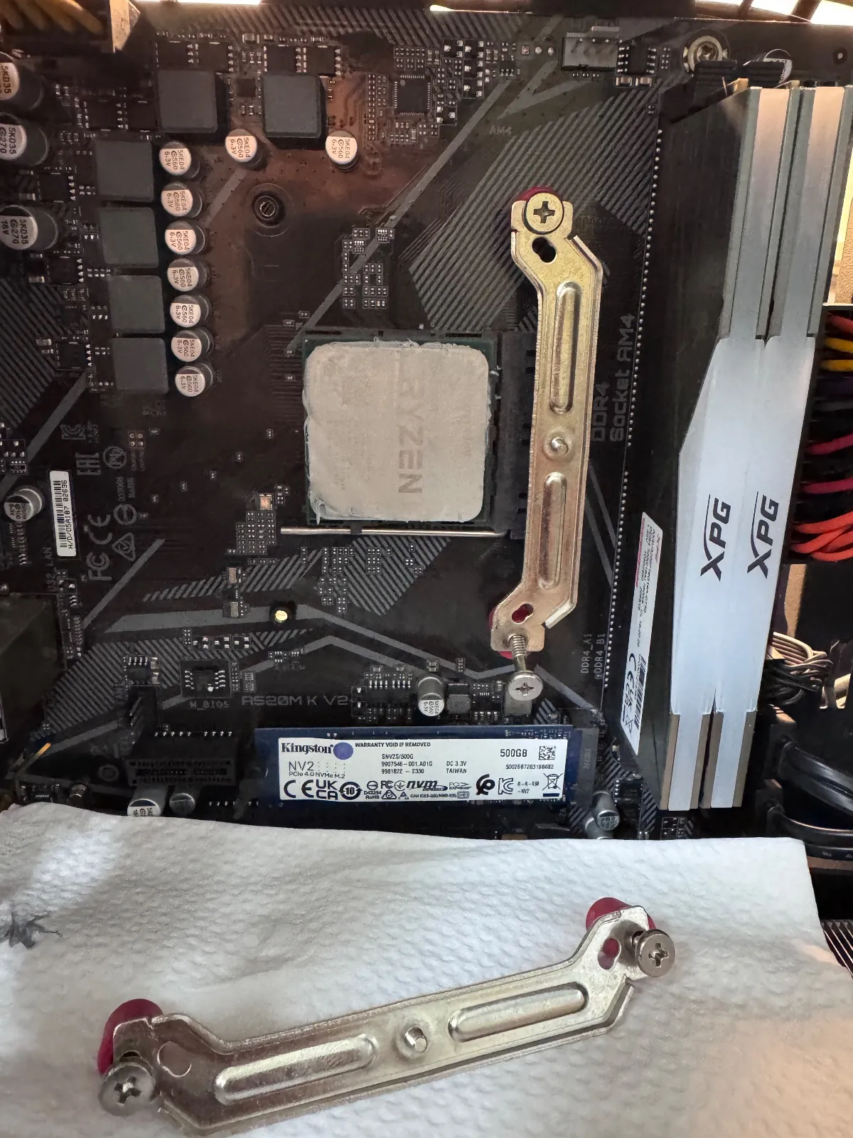 全漢FSP MP7雙塔散熱器安裝組裝機
